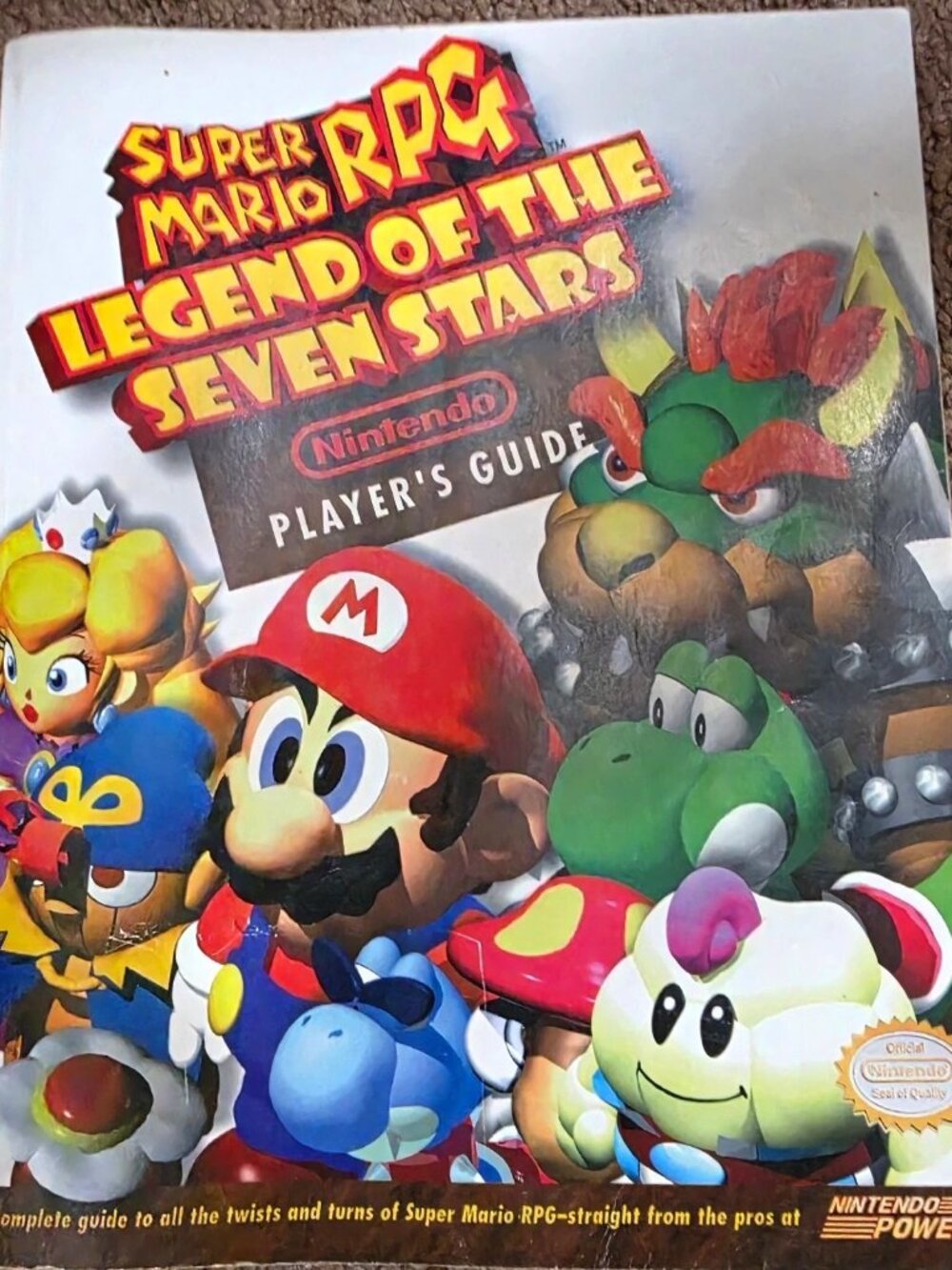 Nintendo Power Super Mario RPG Legend of the Seven Stars Player's Guide 1996